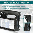Radiator Support Assembly for Volkswagen Golf, Jetta, GTI (2010–2014)