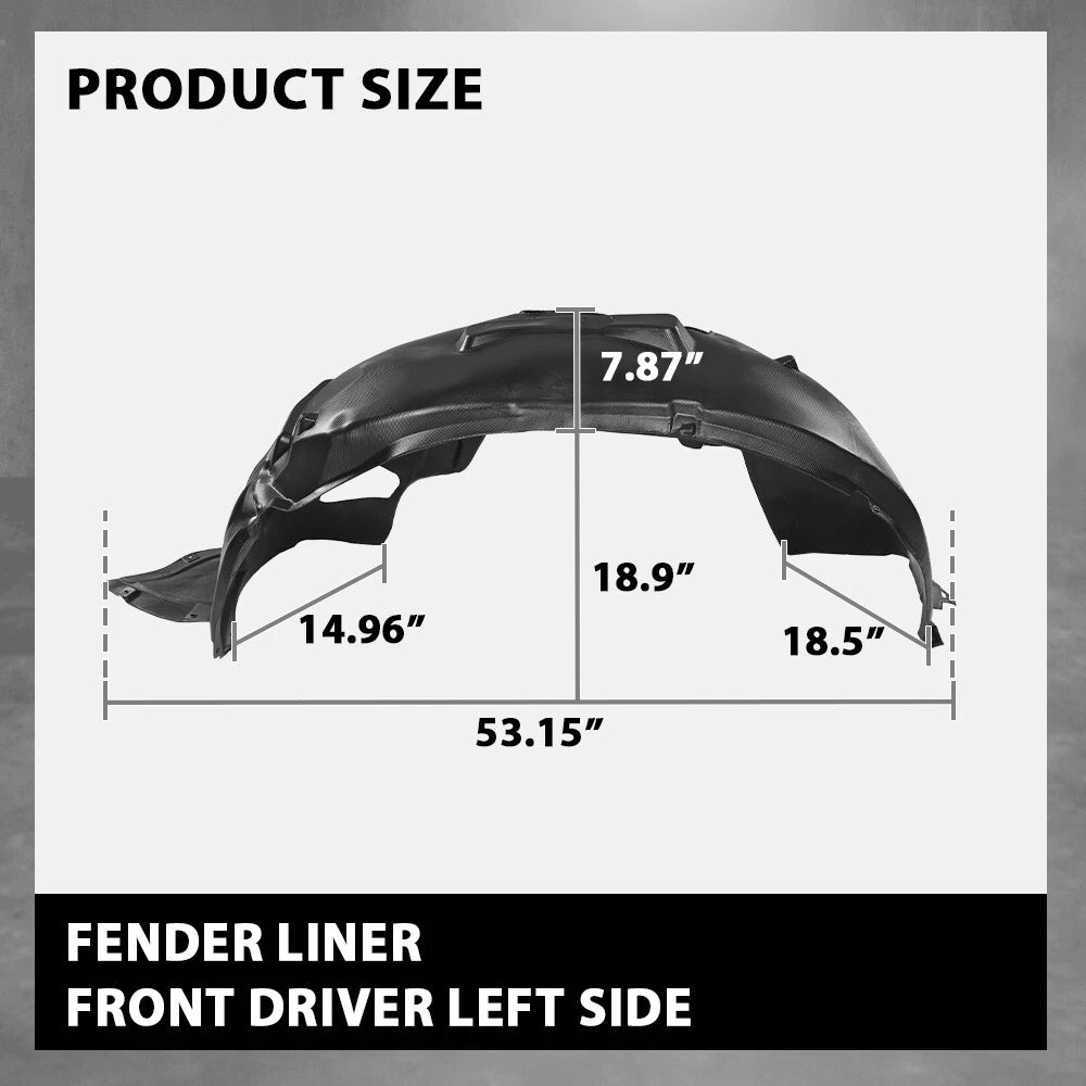Fender Liner Splash Shield for Audi A3 A3 Quattro (2015–2020)
