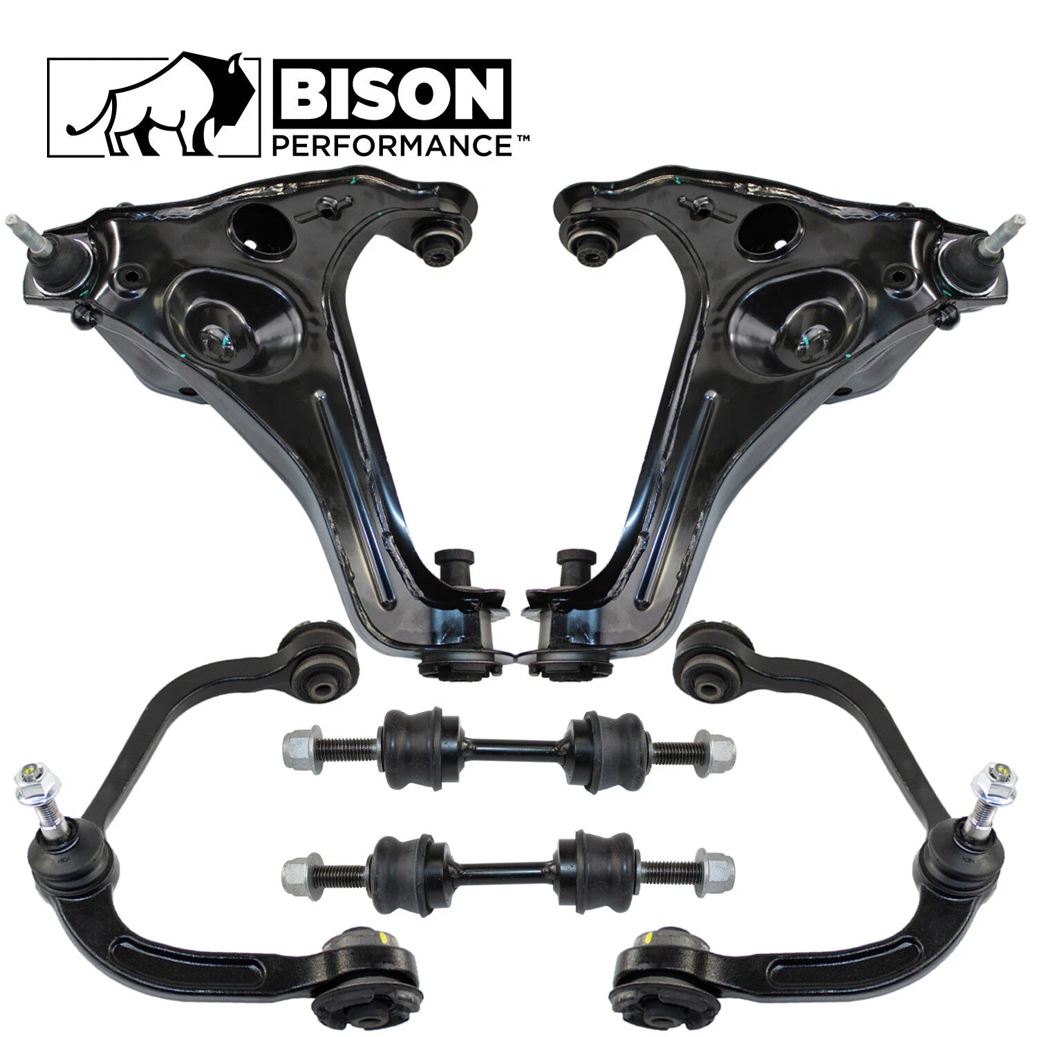 6pc Front Control Arm Sway Bar Link Kit for Ford Lincoln