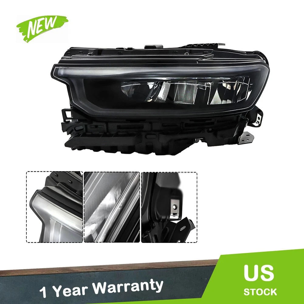 Headlight Left for Jeep Grand Cherokee (2021–2024) w/o Leveling w/o Animation