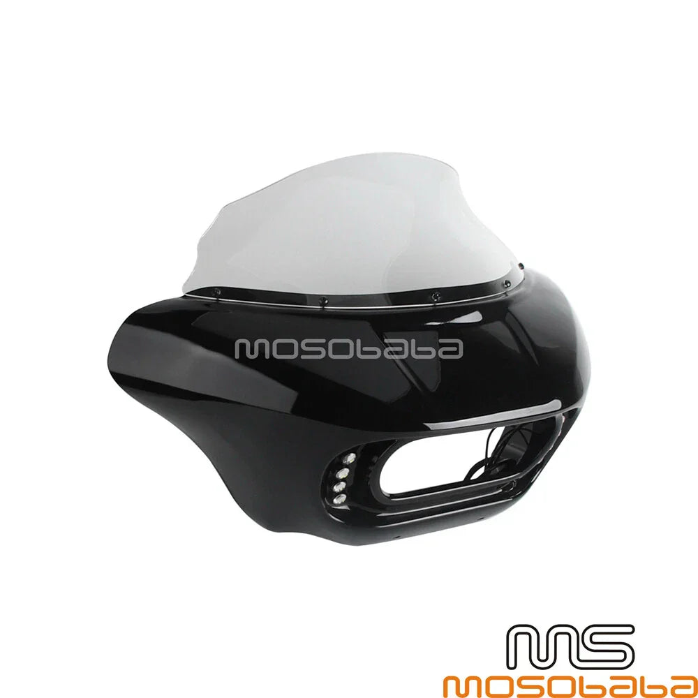 LED DRL Headlight Fairing for Harley Softail Fat Bob FXFB (2018-2023)