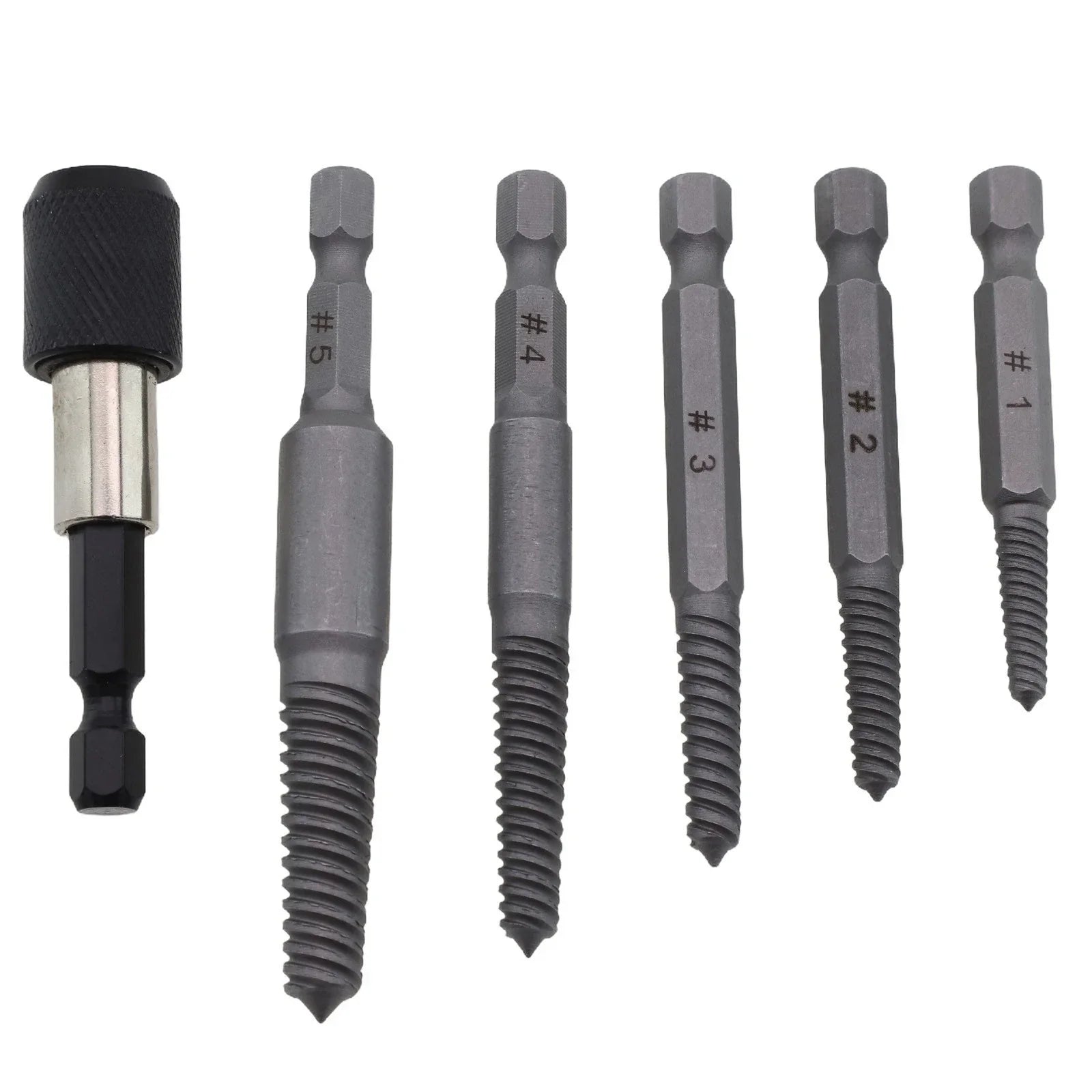 Stud Screw Extractor Hand Tools Remover Set Steel Treatment