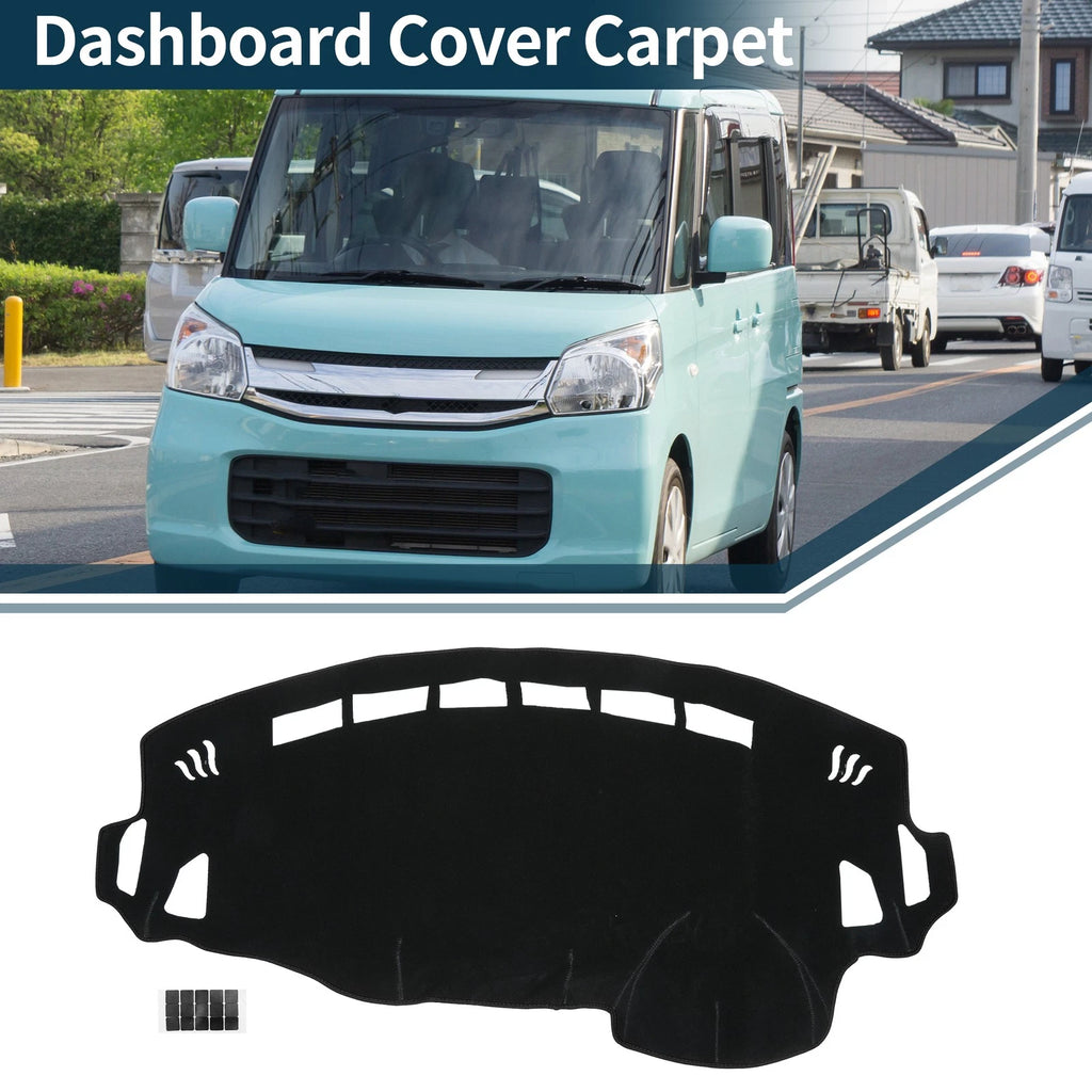 Dashboard Dash Cover Mat for Suzuki Spacia MK32S (2013–2017) Black Set