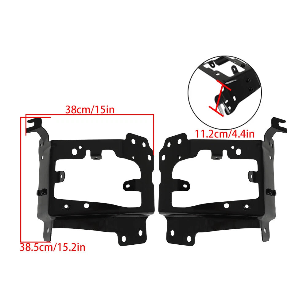 Set of 2 Front Bumper Brackets for Chevrolet Silverado 1500 (2014â2015)