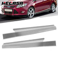 Set of 2 Silver Slip-on Rocker Panels for Ford Focus (2008–2011)