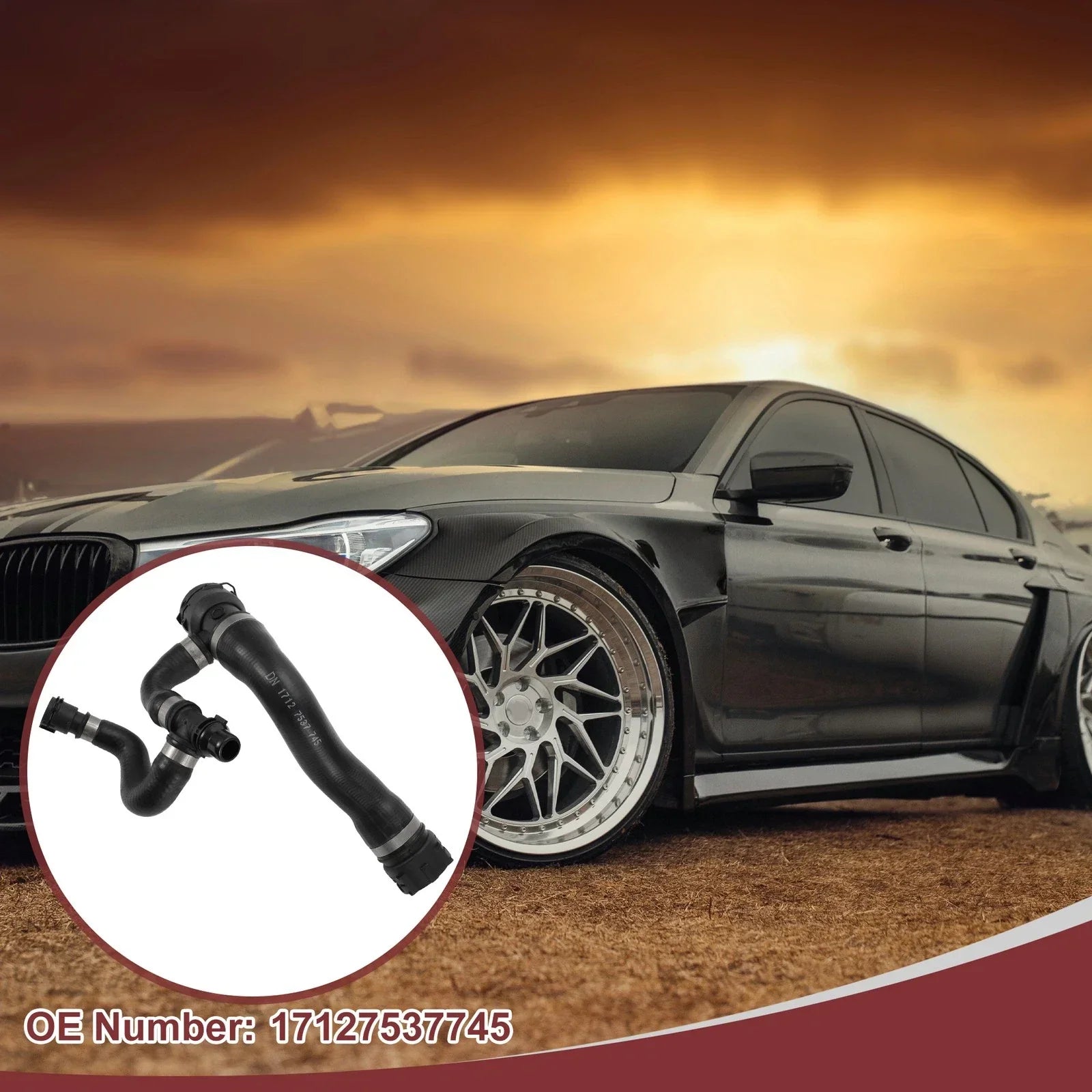 Radiator Coolant Hose for BMW E65 E66 730i 730Li (2000-2008)