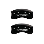 Set of 4 Gloss Black Caliper Covers for Honda S2000 (2000–2009) by MGP