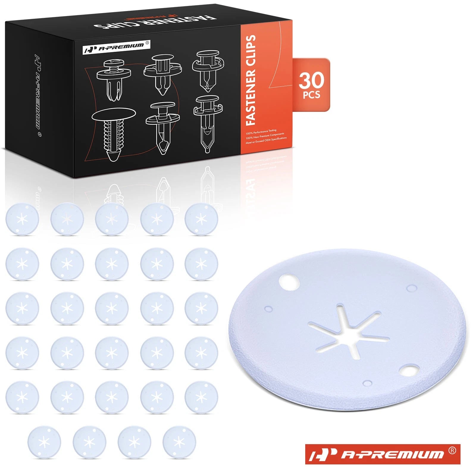 30x Radiator Support & Splash Shield Retainers for Ford 