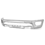 Chrome Steel Front Bumper Face Bar for Ford Ranger (2019–2024) w/ Sensor Hole