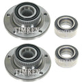 Front and Rear Wheel Bearings & Hubs Kit for BMW E36 318i 325i E85 Z4 (1992–2008)