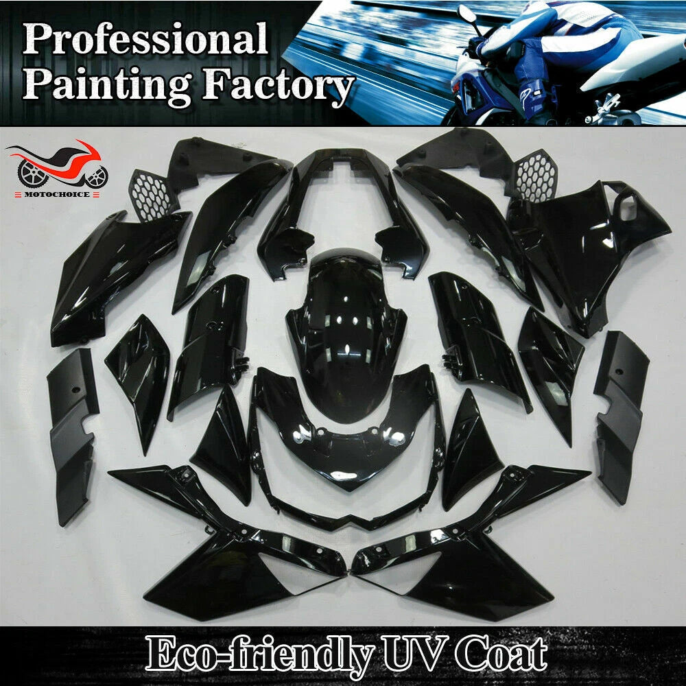 Fairing Kit for Kawasaki Z1000 (2010–2013) ABS Glossy Black Bodywork