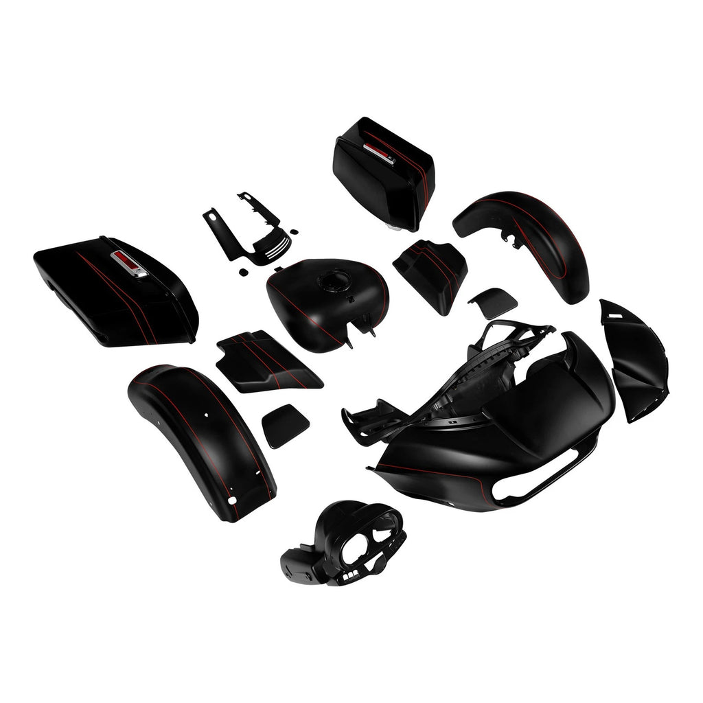 Fairing Bodywork Kit for Harley Touring Road Glide FLTRX (2015–Present) Black Denim
