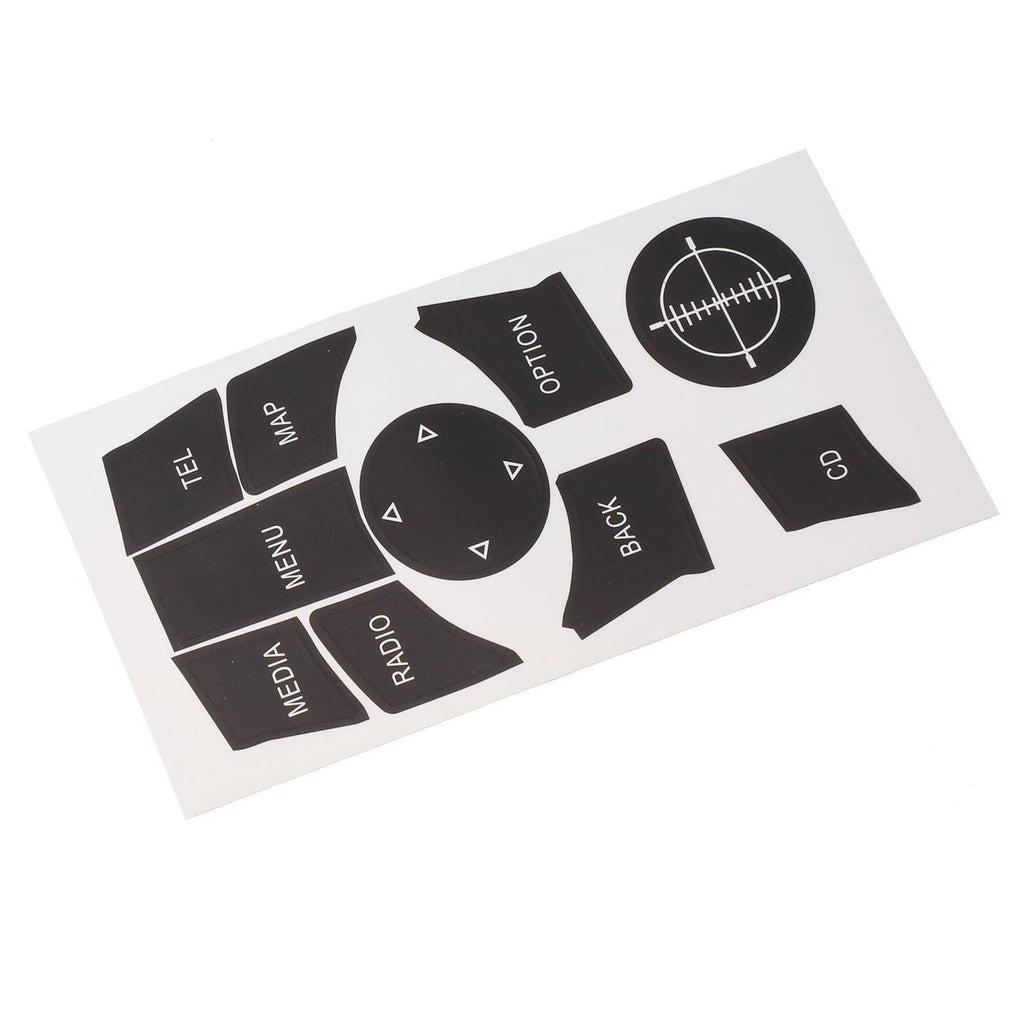 iDrive Button Repair Decal Sticker for BMW F30 F31 F34 E90 E92 E93 (2009–2015)