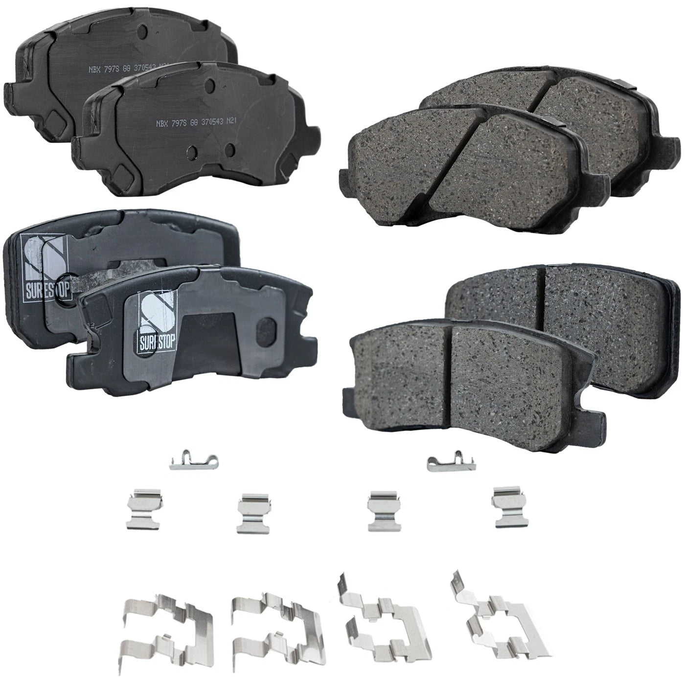 Brake Pad Set for Mitsubishi RVR (2011–2016) Front and Rear