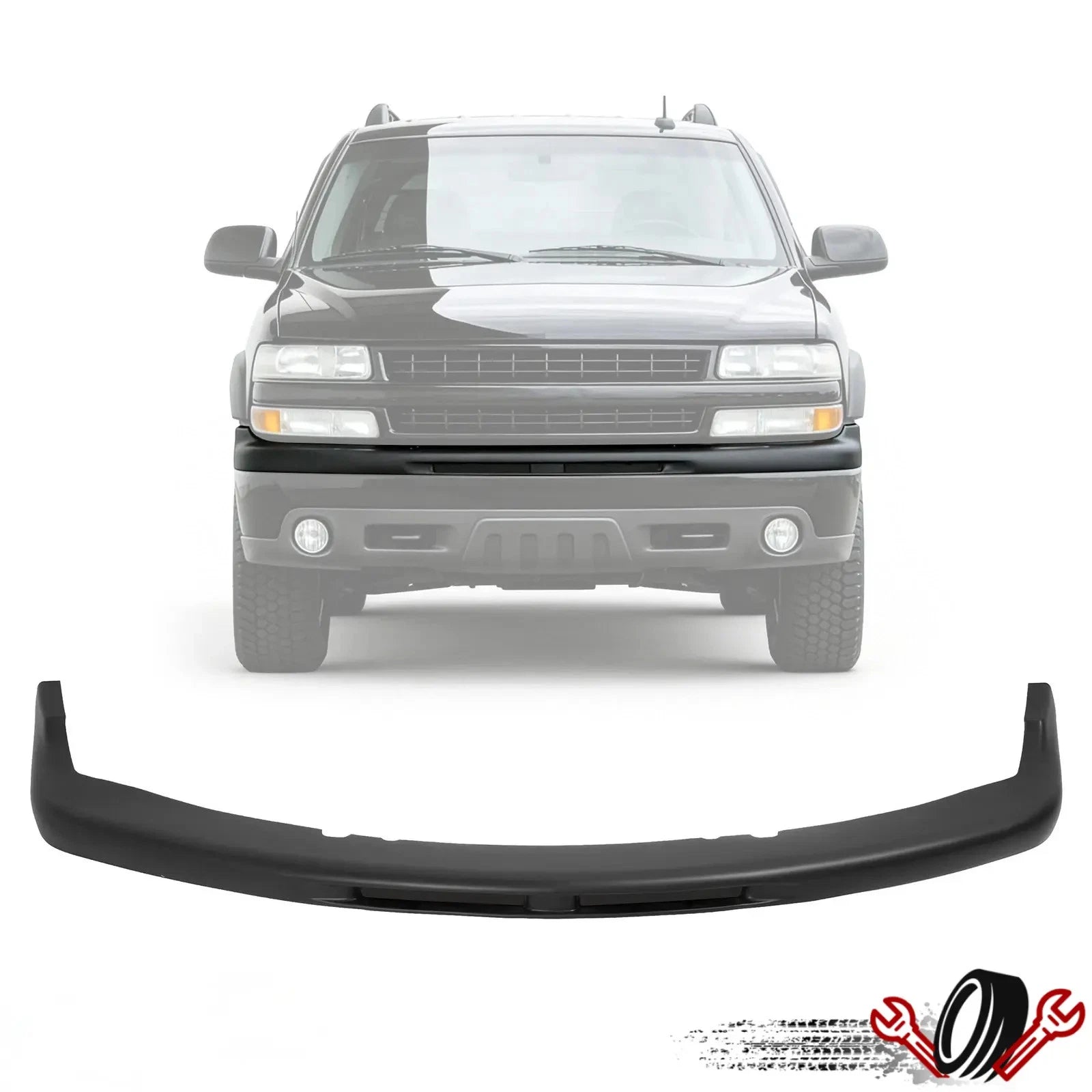 Front Upper Bumper Cover for Chevrolet Silverado 1999–2002, Suburban Tahoe 2000–2006