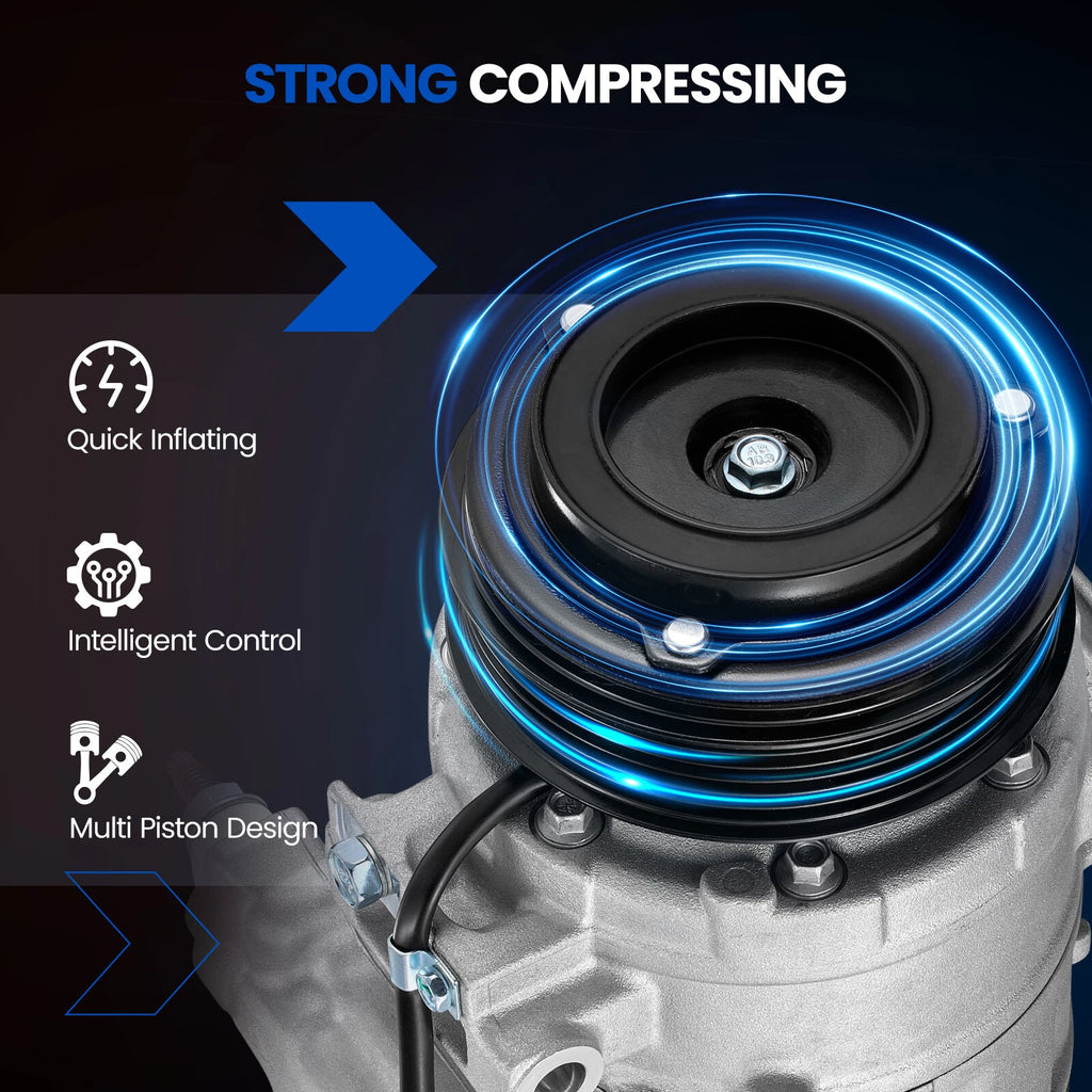 A/C Compressor with Clutch for Ford Explorer 2011–2019 3.5L V6 CO 9777C