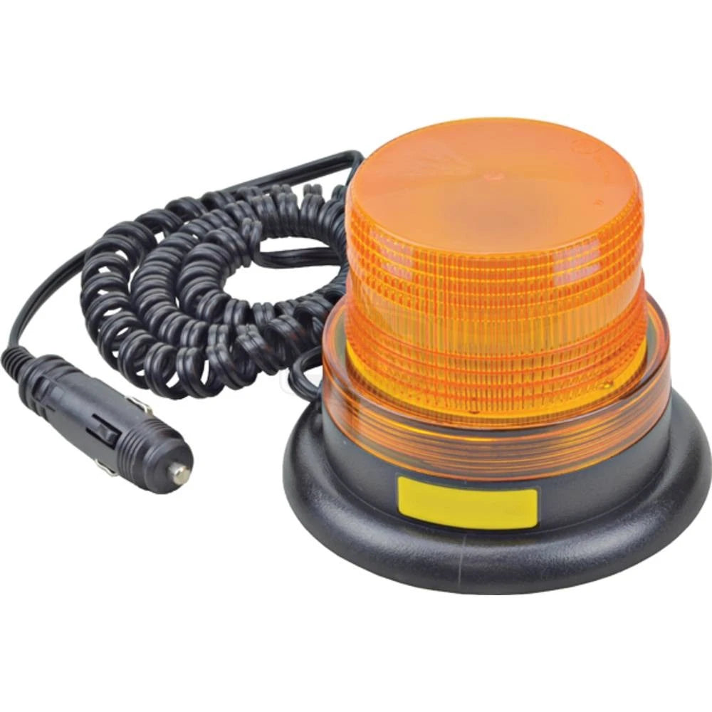 6410A-MG Amber Warning Light with Magnetic Base for Tractors Forklifts