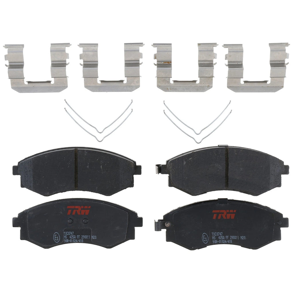 Set of 4 Disc Brake Pads for Hyundai Sonata (1998–2004)