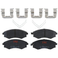 Set of 4 Disc Brake Pads for Hyundai Sonata (1998–2004)