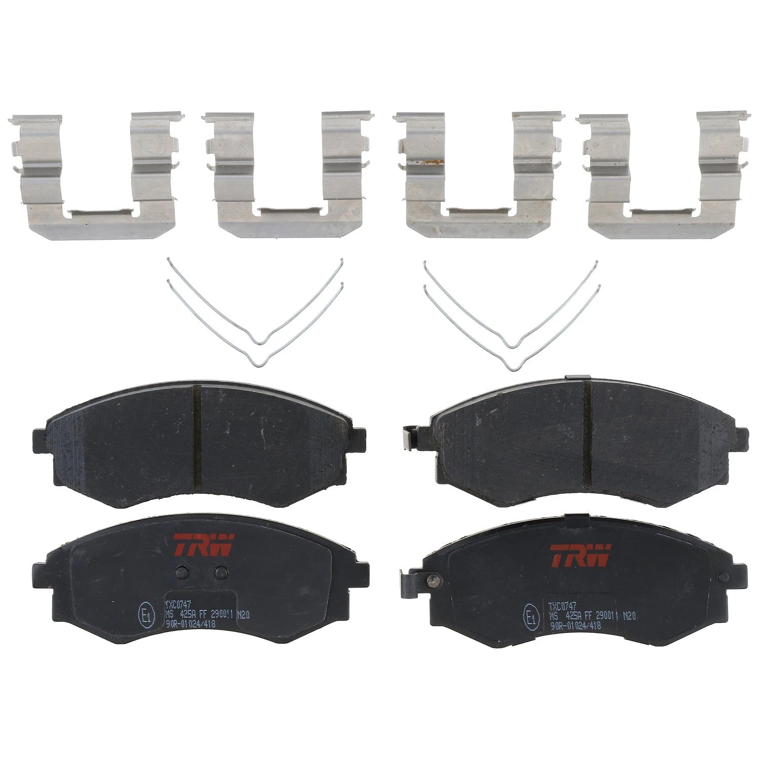 Set of 4 Disc Brake Pads for Hyundai Sonata (1998–2004)