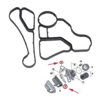 Engine Oil Filter Housing Gasket & Cooler Seal Set for BMW F30 F31 F34 (2012–2019)