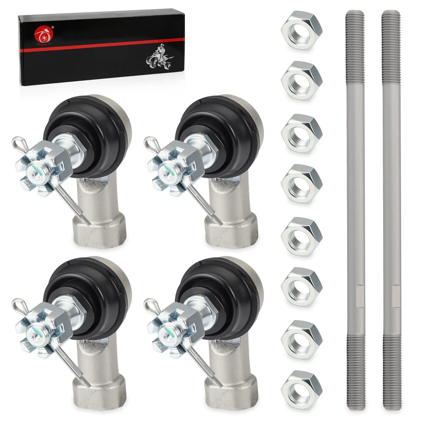 2 Tie Rods Set Left & Right for Polaris Scrambler 90 (2001–2002) #0450503 #0450504