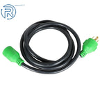 4-Prong 10ft 30Amp Generator RV Power Extension Cord L14-30 for RVs