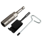 Ice Stake Drill Adapter for Ice Fishing Setup
