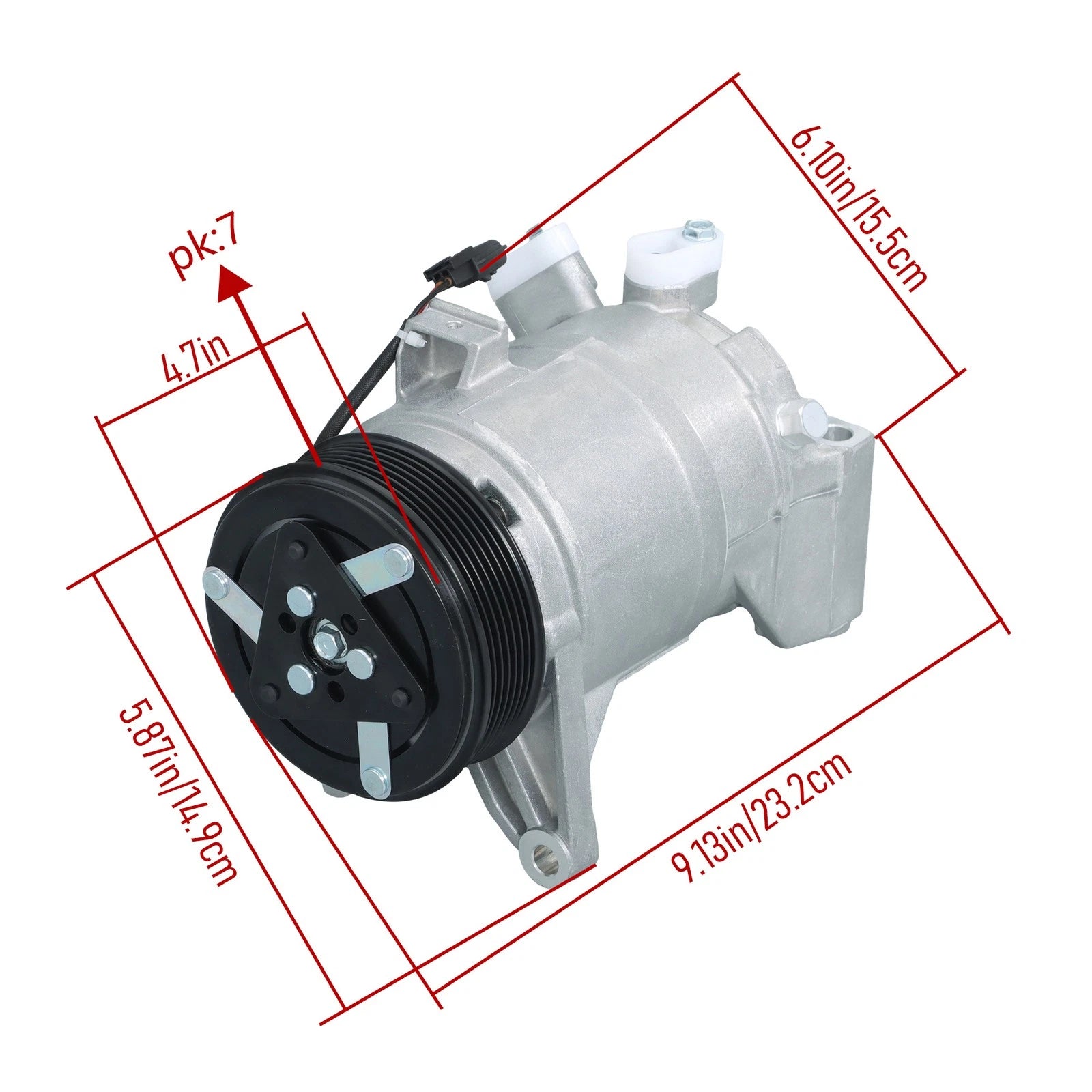 A/C Compressor with Clutch for Nissan Murano Maxima (2009–2014)