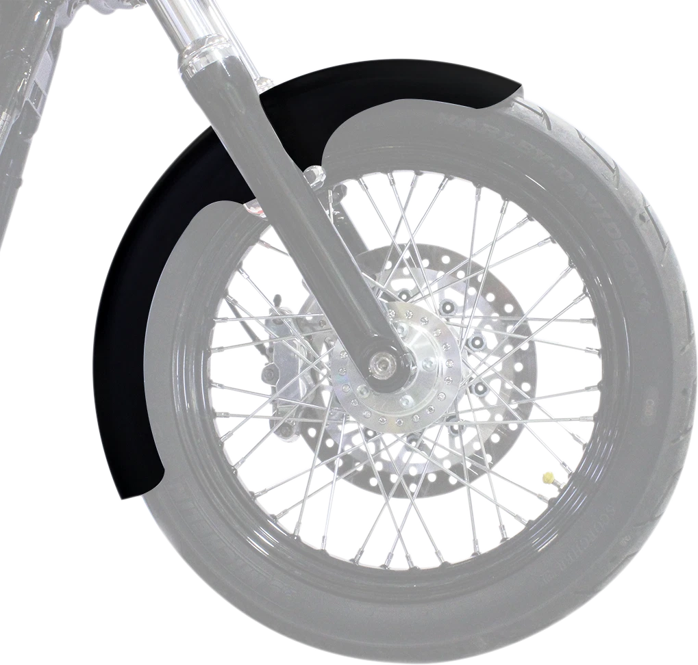 Klock Werks TLF Front Fender for HD Softail (2018–2023) - Black - 19" KWF-02-0496
