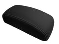 Leather Console Lid Armrest Cover for Nissan Maxima (1997–1999) Gray Stitch
