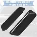Pair Engine Hood Air Conditioner Outlet Cover Trim for Dodge Challenger (2015–2023) 724708431330