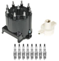 Distributor Rotor Cap & Platinum Spark Plugs Kit for Chevrolet Camaro (1982–1992)