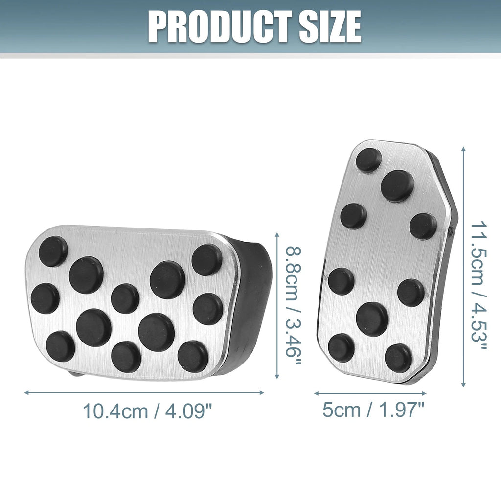 2X Foot Pedal Brake Gas Pad for Toyota Alphard (2011–2014) 726215748796