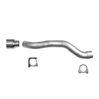 2.5" High Clearance Muffler Delete for Jeep Wrangler (2018–2025) Polished Tip