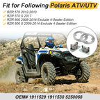 Front Left/Right Brake Caliper & Disc Rotor for Polaris RZR 800 EFI (2008–2014)