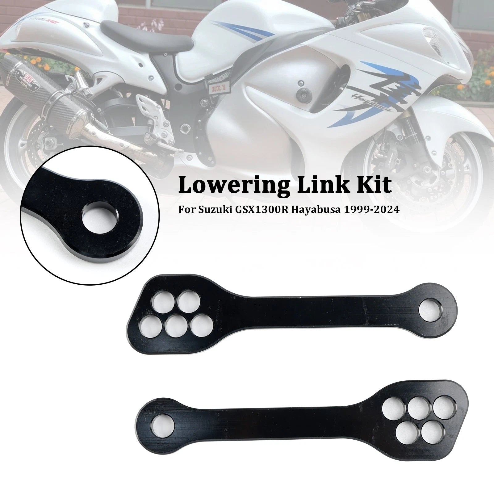 Suspension Lowering Adjust Links Kit for Suzuki Hayabusa GSX1300R (1999–2024)