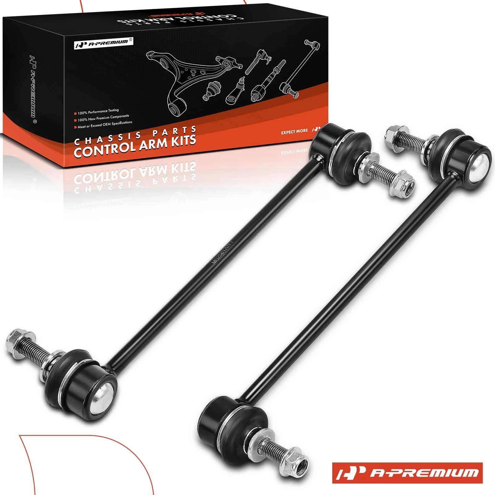 2X Front Side Sway Bar Link for Jeep Cherokee (2019–2023) 4WD AWD
