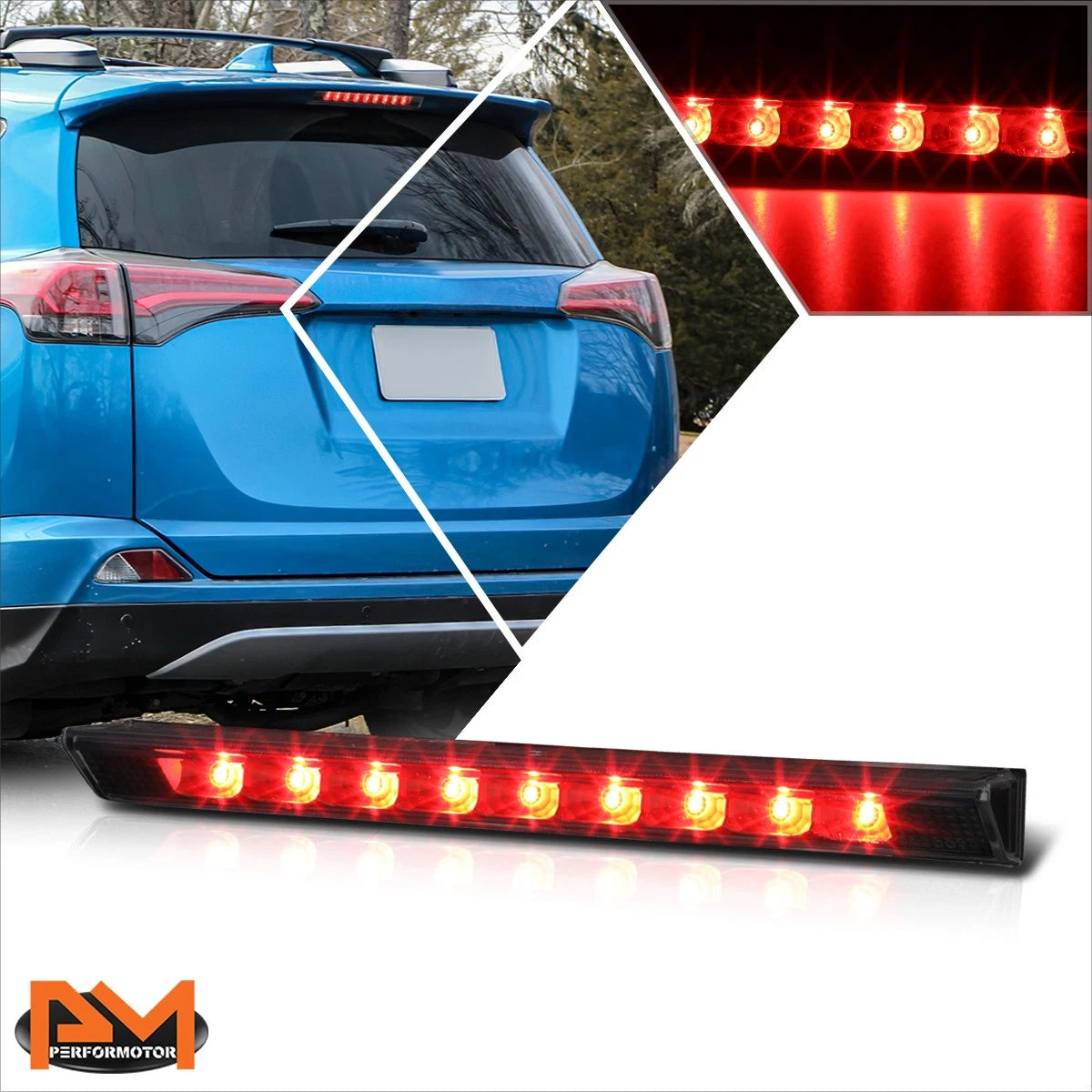 Full LED Third Brake Light for RAV4/GX460 (2013–2018) Tinted