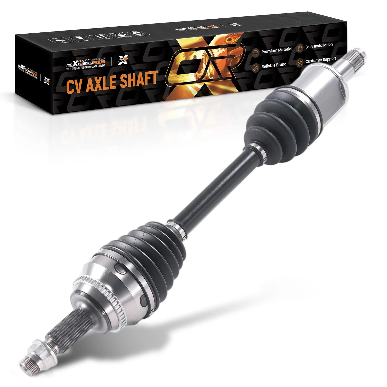 1X FWD CV Axle Shaft Assembly for Toyota Highlander V6 3.5L (2008–2013)