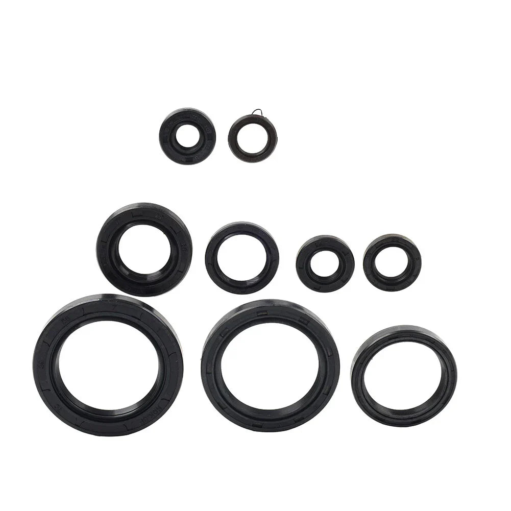 9 x Engine Oil Seal Kit for Honda CRF450R (2009-2014)