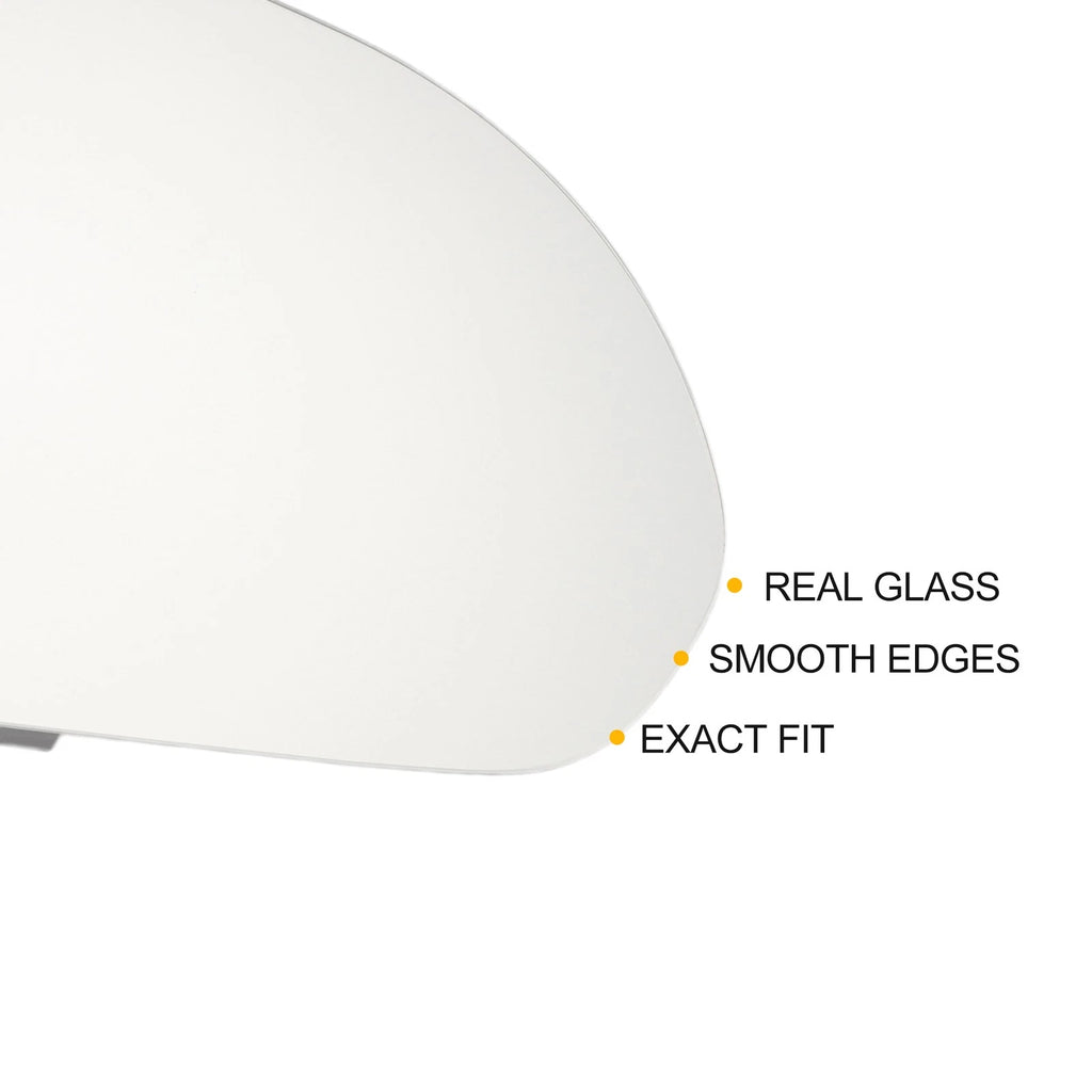 Right Side Heated White Mirror Glass for Hyundai Elantra (2015–2018)