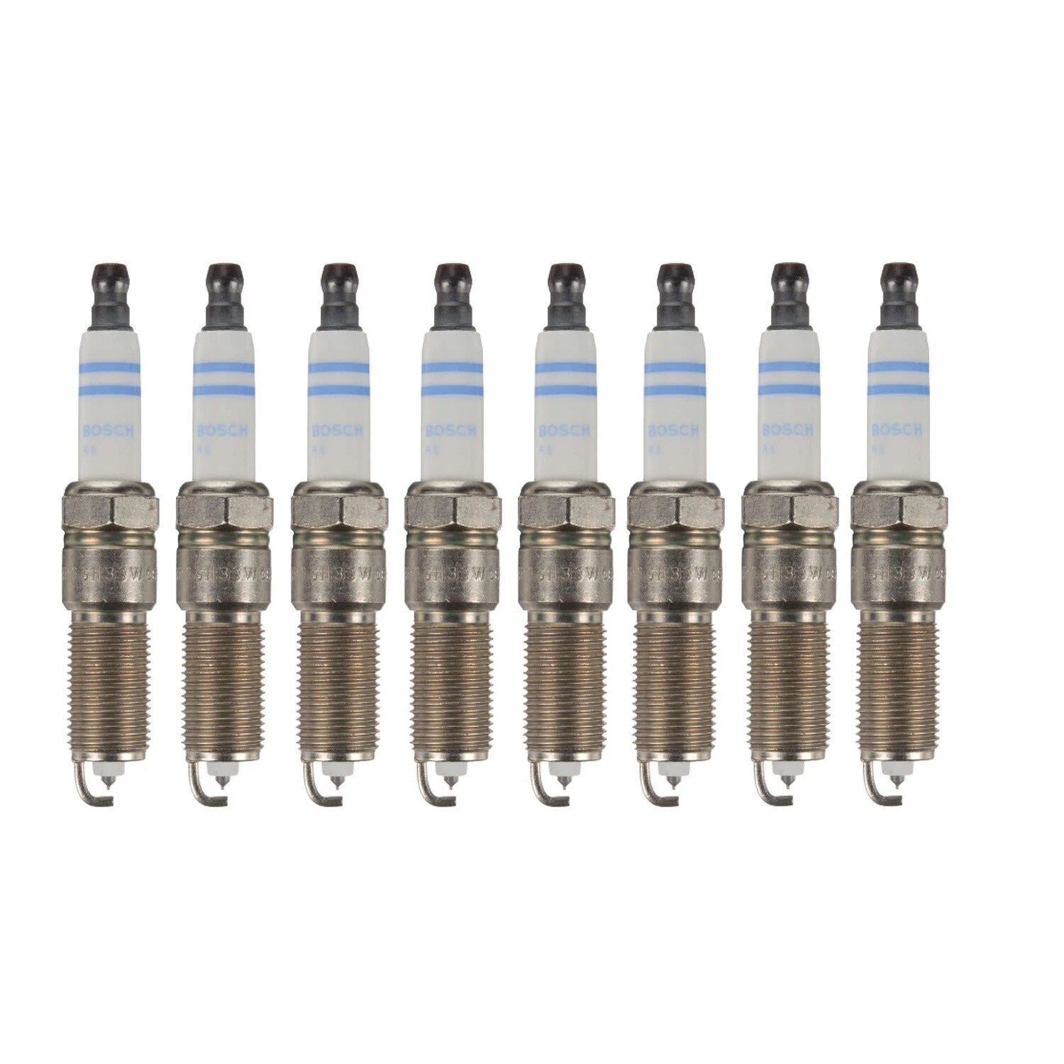 Set of 8 Bosch Double Iridium Spark Plugs Gap 0.035 for Chevy GMC