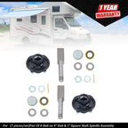 Set of 4 Trailer Hub Kits for 4" Spindle