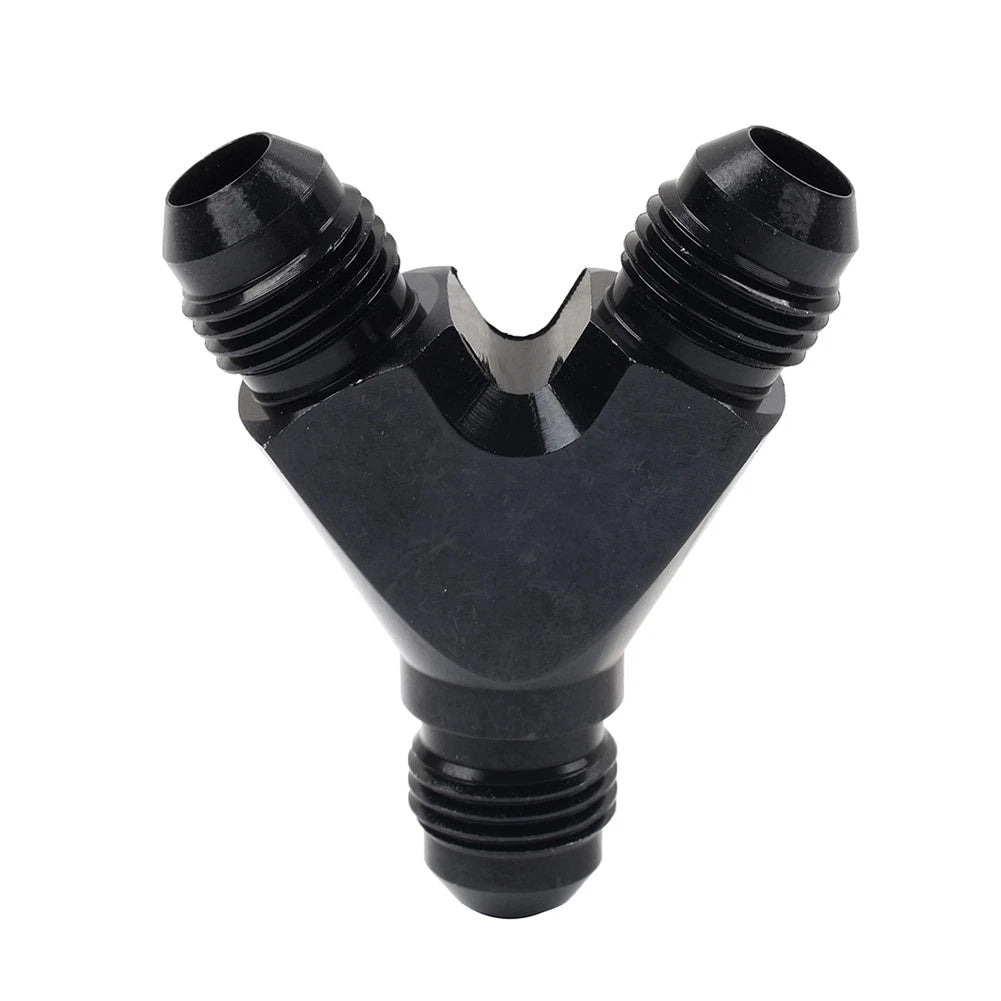 AN8 Y Fuel Block Flare Union Fitting Adapter Coupler for Universal