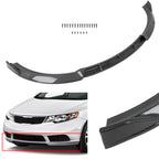 Front Bumper Lip for Kia Forte / Forte5 (2010–2013) Carbon Fiber