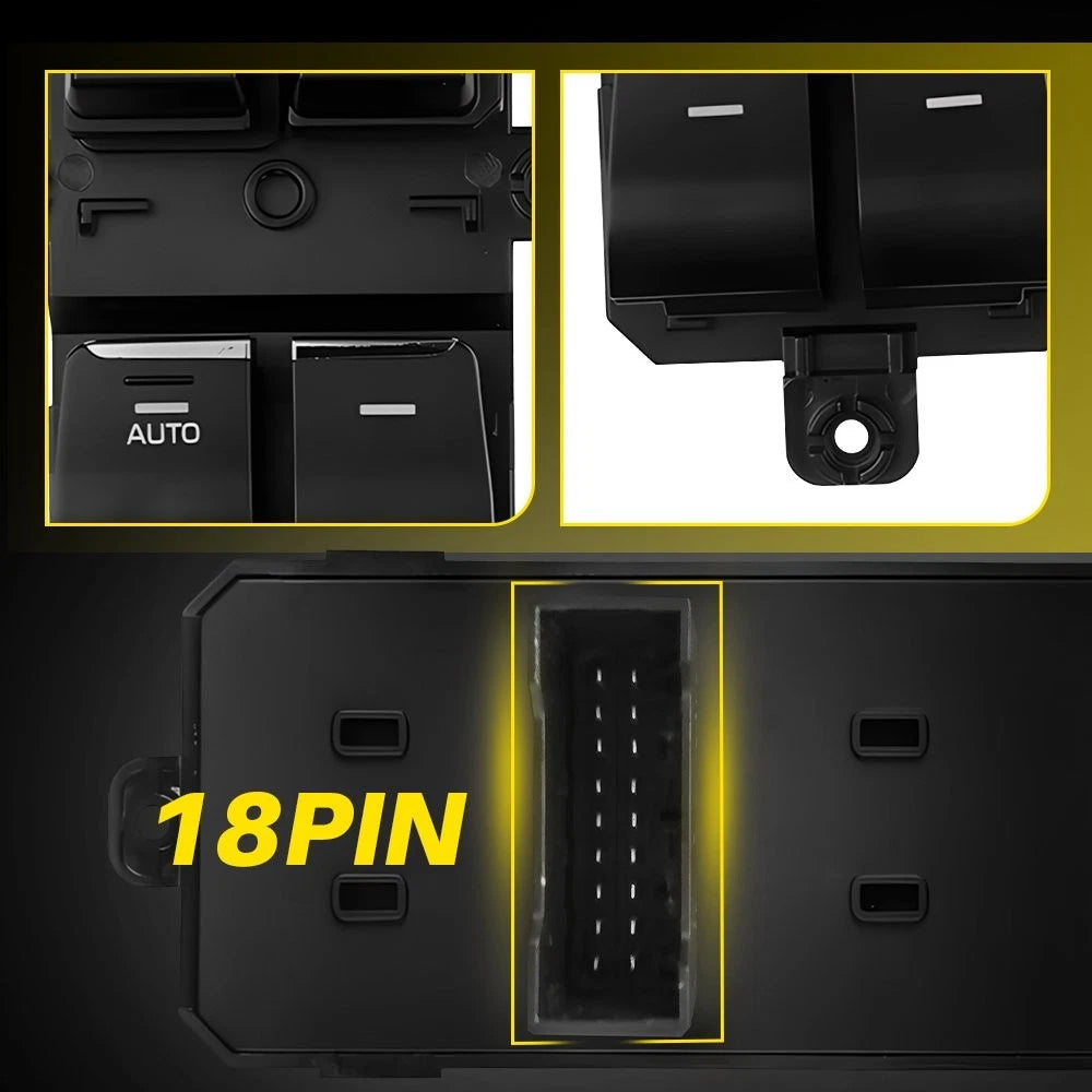 Driver Side Window Master Power Switch for Hyundai Tucson (2016–2018) 93570-D3000