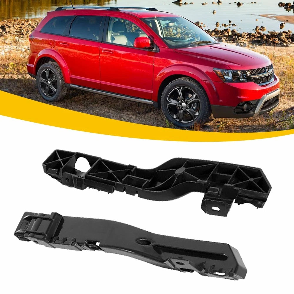 Set of 2 Front Bumper Bracket Mounts for Dodge Journey (2009–2017)