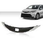 Front Bumper Upper Grille for Toyota Sienna (2021–2022) with Chrome Trim