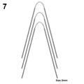 Set of 4 Stainless Steel Circular Knitting Needles for DIY Projects